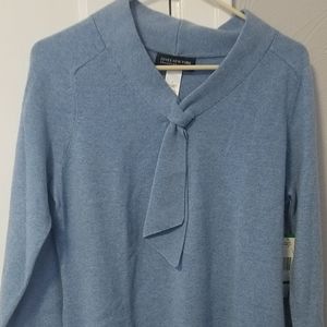 Jones New York V-Neck Cashmere Sweater, size L